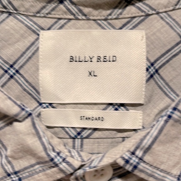 EUC Billy Reid 100% Cotton Plaid Button Down /XL/ - Picture 3 of 9